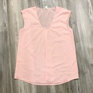 J.Crew Sheer Top. Size 6.